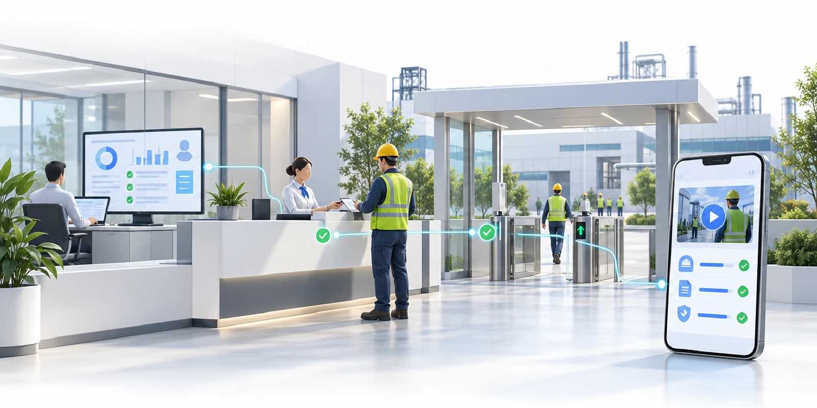 VisitSafe: Connected Visitor Management and Safety Training